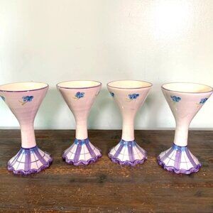 Favanol Hand Painted Goblets-Set of 4
